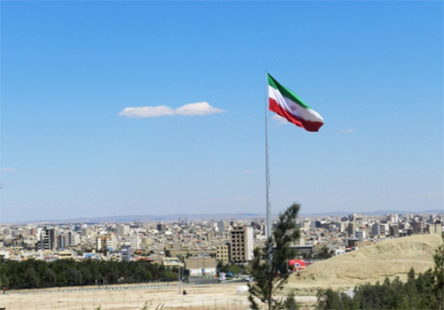پایه پرچم ایستاده
